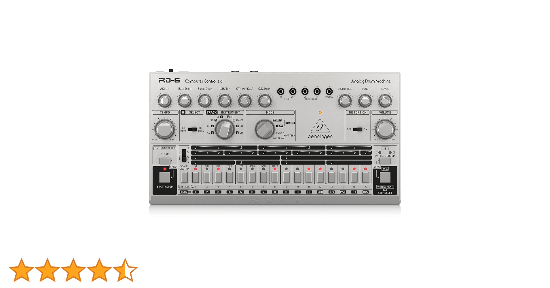 Behringer アナログドラムマシン  RD-6-TG Behringer | Product | RD-6-TG
